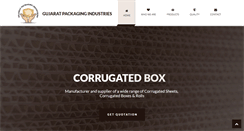 Desktop Screenshot of gujaratpackaging.com
