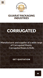 Mobile Screenshot of gujaratpackaging.com