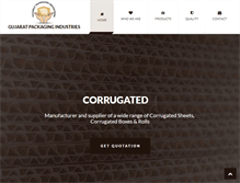 Tablet Screenshot of gujaratpackaging.com